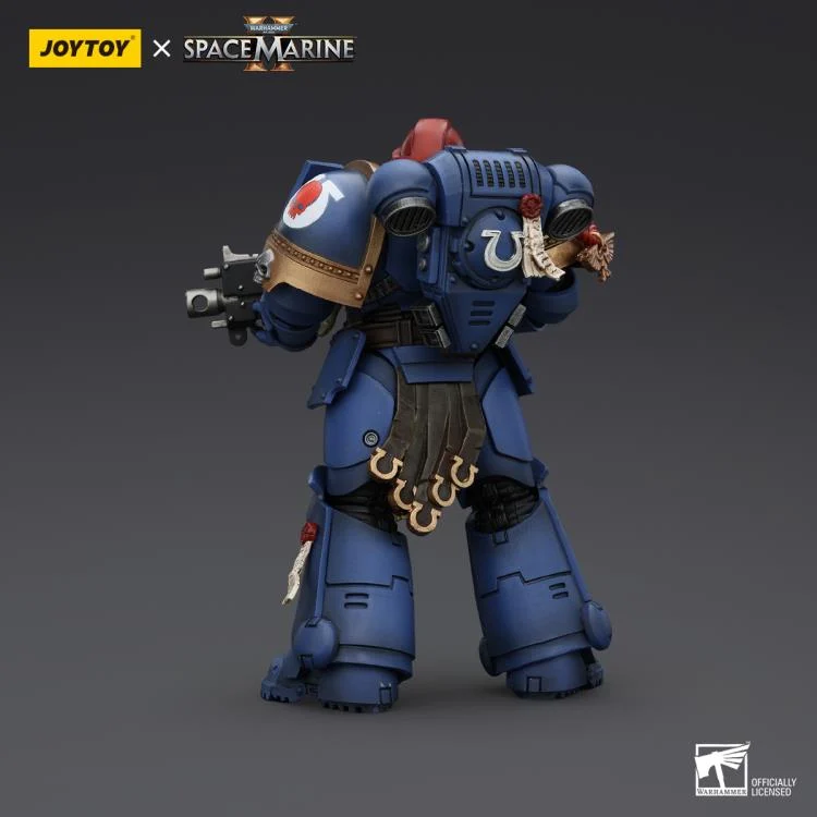 Warhammer 40,000 Space Marine 2 Ultramarines Sergeant Gadriel 1/18 Scale Action Figure - Image 3