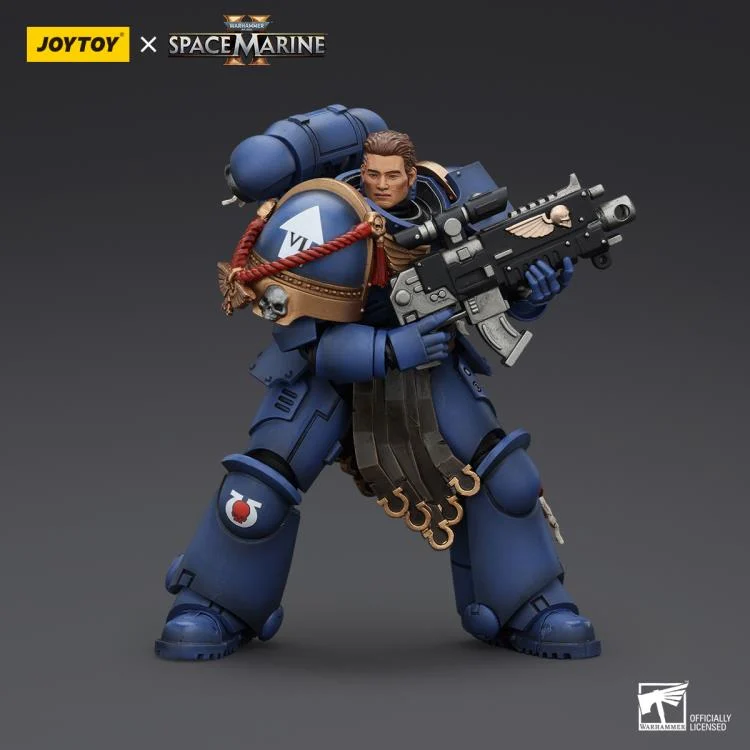Warhammer 40,000 Space Marine 2 Ultramarines Sergeant Gadriel 1/18 Scale Action Figure - Image 5