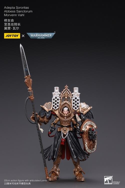 Warhammer 40K Adepta Sororitas Abbess Sanctorum Morvenn Vahl 1/18 Scale Figure - Image 2