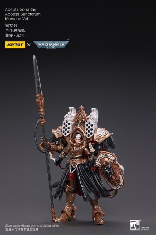 Warhammer 40K Adepta Sororitas Abbess Sanctorum Morvenn Vahl 1/18 Scale Figure - Image 3