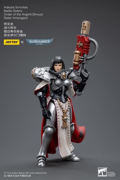Warhammer 40k Adepta Sororitas Battle Sisters Order of the Argent Shroud Sister Irmengard 1/18 Scale Figure (Reissue) - Image 9