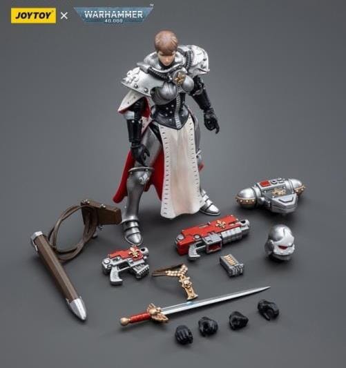 Warhammer 40k Adepta Sororitas Battle Sisters Order of the Argent Shroud Sister Superior Evinka 1/18 Scale Figure - Image 10