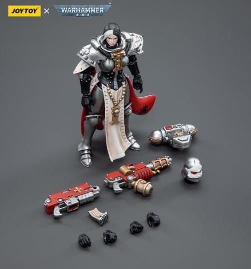 Warhammer 40k Adepta Sororitas Battle Sisters Order of the Argent Shroud Sister Vitas 1/18 Scale Figure - Image 8