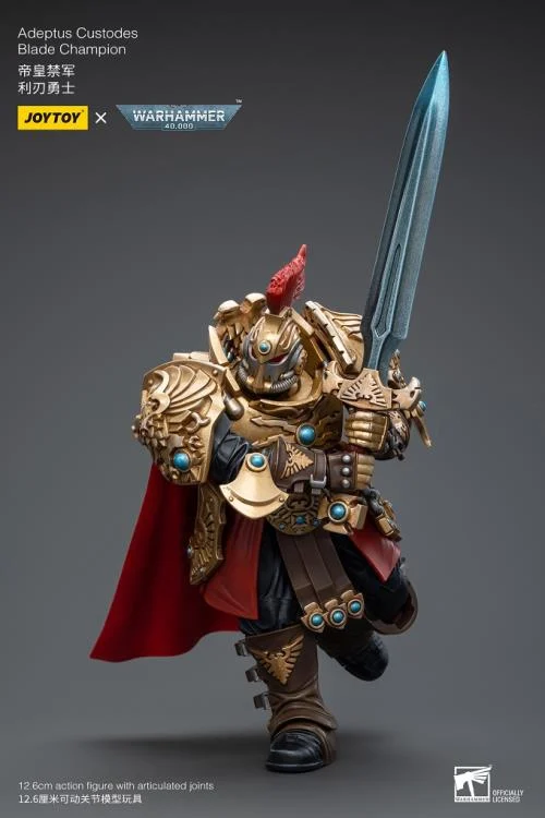 Warhammer 40K Adeptus Custodes Blade Champion 1/18 Scale Action Figure - Image 10