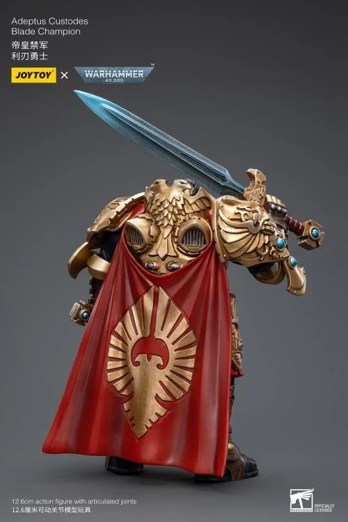 Warhammer 40K Adeptus Custodes Blade Champion 1/18 Scale Action Figure - Image 11