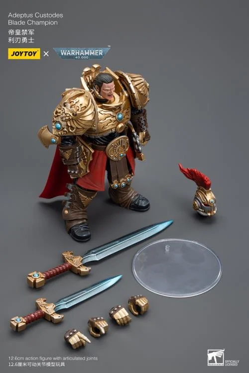 Warhammer 40K Adeptus Custodes Blade Champion 1/18 Scale Action Figure - Image 12