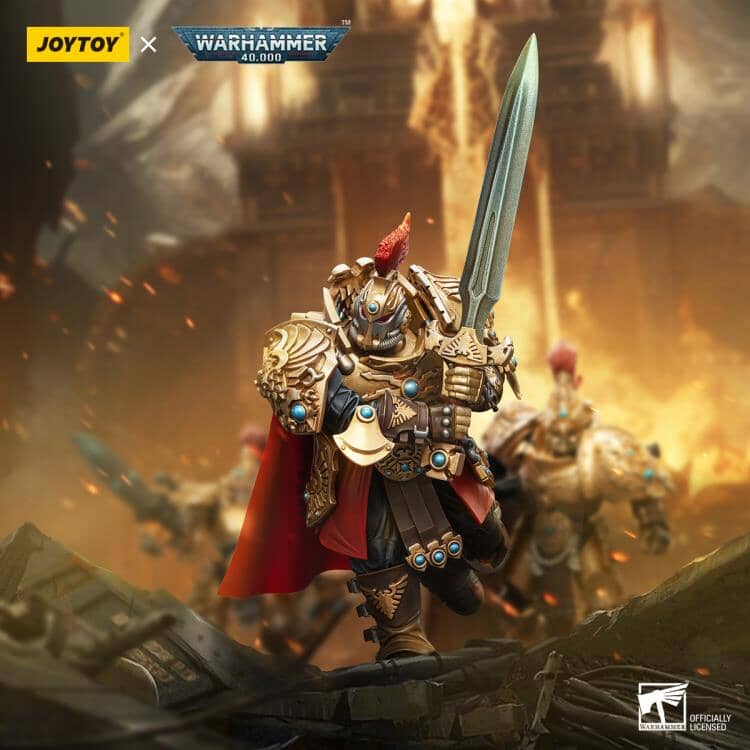 Warhammer 40K Adeptus Custodes Blade Champion 1/18 Scale Action Figure - Image 2