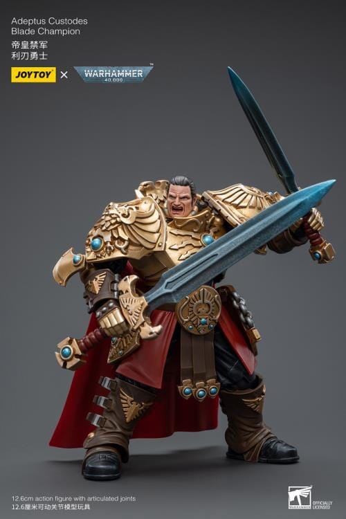 Warhammer 40K Adeptus Custodes Blade Champion 1/18 Scale Action Figure - Image 6