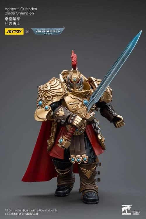 Warhammer 40K Adeptus Custodes Blade Champion 1/18 Scale Action Figure - Image 8