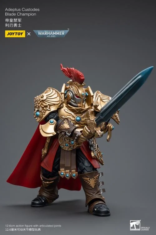 Warhammer 40K Adeptus Custodes Blade Champion 1/18 Scale Action Figure - Image 9