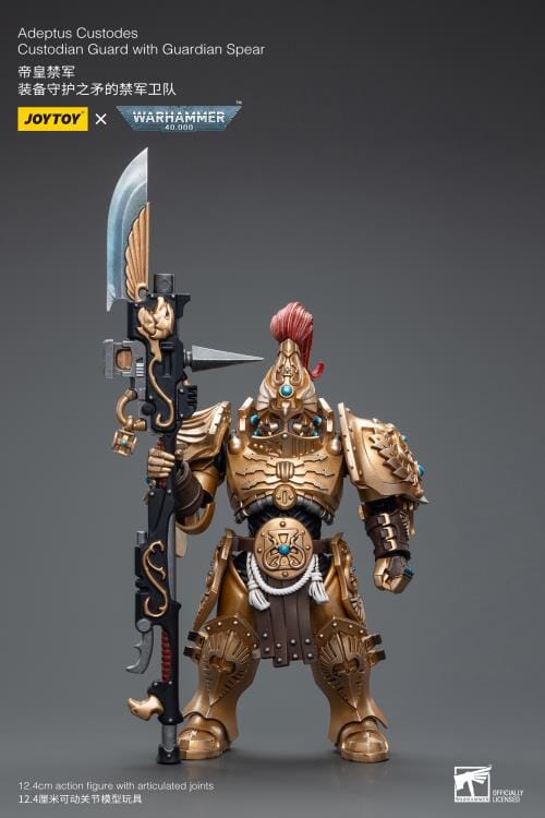 Warhammer 40K Adeptus Custodes Custodian Guard with Guardian Spear 1/18 Scale Figure - Image 2