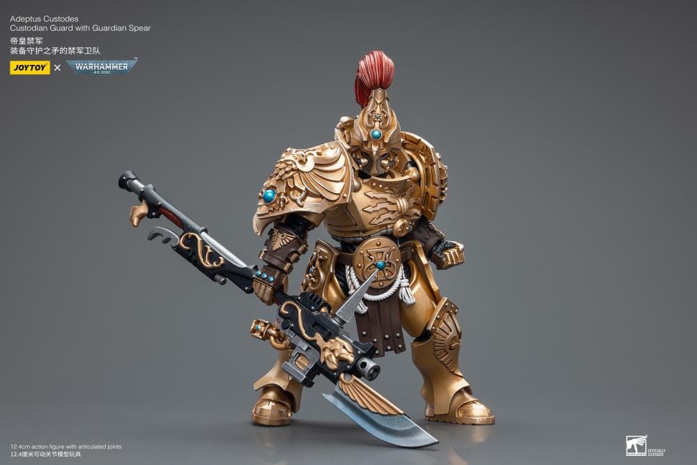 Warhammer 40K Adeptus Custodes Custodian Guard with Guardian Spear 1/18 Scale Figure - Image 5