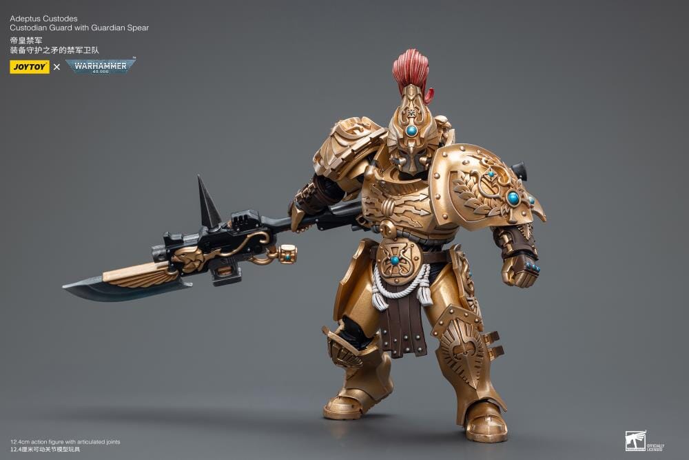 Warhammer 40K Adeptus Custodes Custodian Guard with Guardian Spear 1/18 Scale Figure - Image 6