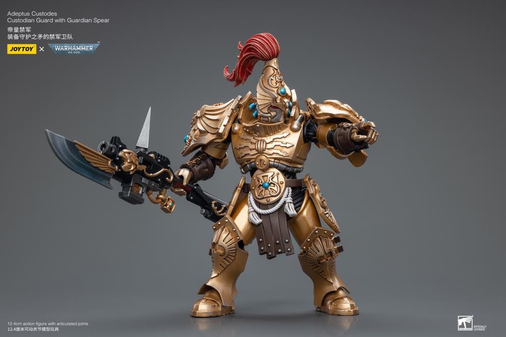 Warhammer 40K Adeptus Custodes Custodian Guard with Guardian Spear 1/18 Scale Figure - Image 7