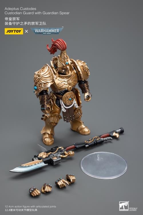 Warhammer 40K Adeptus Custodes Custodian Guard with Guardian Spear 1/18 Scale Figure - Image 9