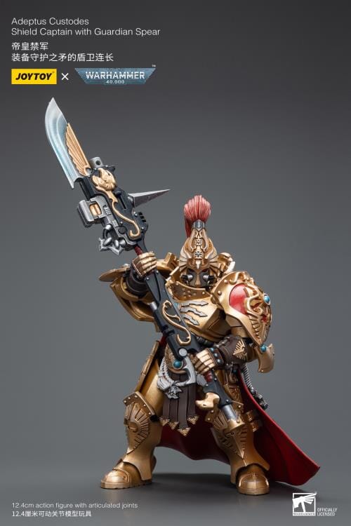 Warhammer 40K Adeptus Custodes Shield Captain with Guardian Spear 1/18 Scale Figure - Image 4