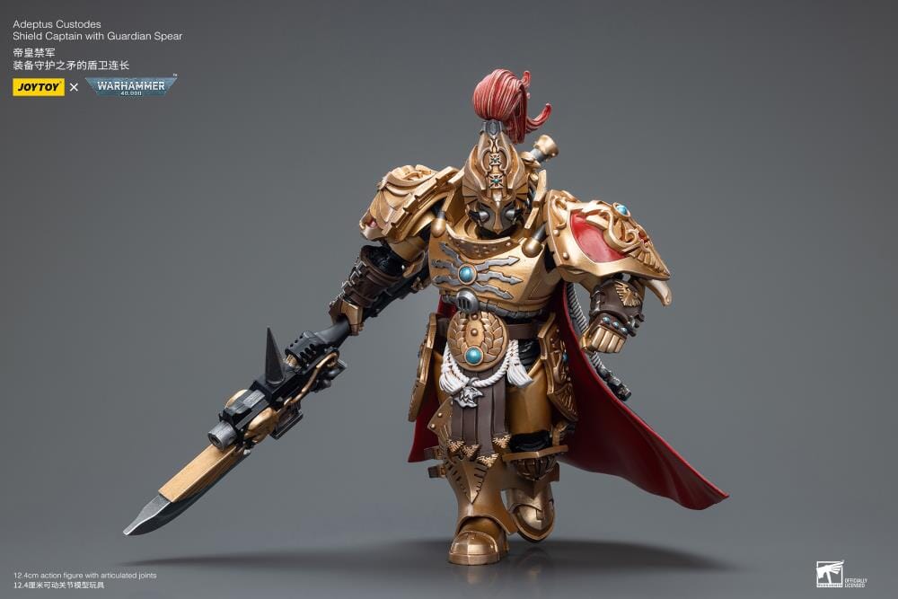 Warhammer 40K Adeptus Custodes Shield Captain with Guardian Spear 1/18 Scale Figure - Image 7