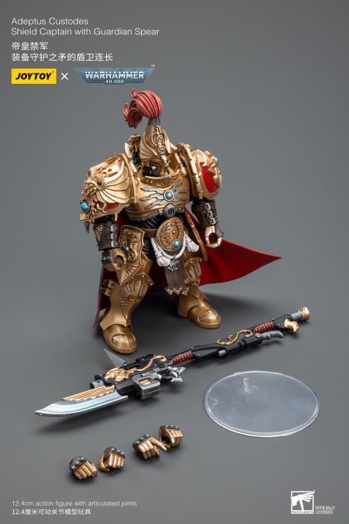 Warhammer 40K Adeptus Custodes Shield Captain with Guardian Spear 1/18 Scale Figure - Image 9