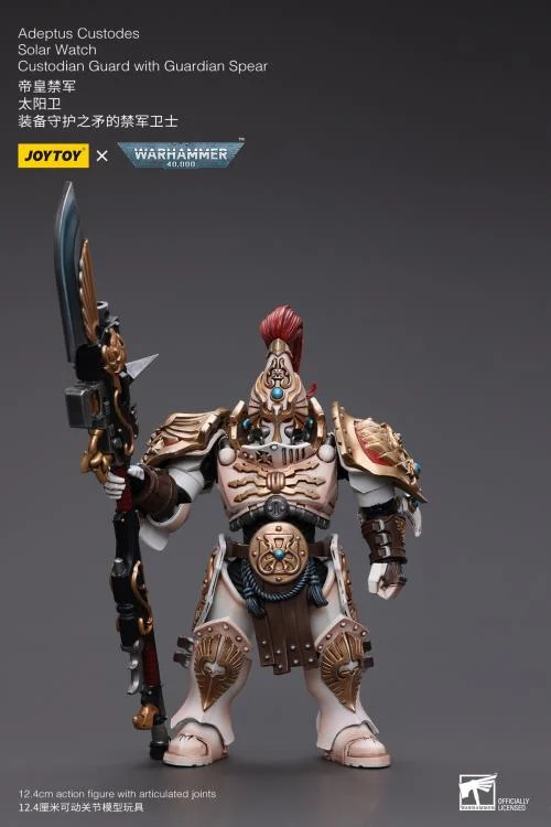 Warhammer 40K Adeptus Custodes Solar Watch Custodian Guard with Guardian Spear 1/18 Scale Figure - Image 2