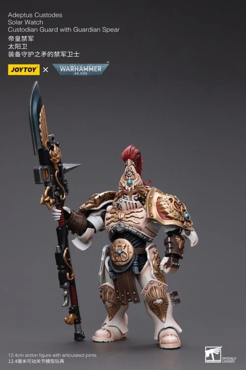 Warhammer 40K Adeptus Custodes Solar Watch Custodian Guard with Guardian Spear 1/18 Scale Figure - Image 3