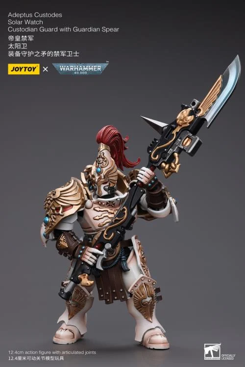 Warhammer 40K Adeptus Custodes Solar Watch Custodian Guard with Guardian Spear 1/18 Scale Figure - Image 4