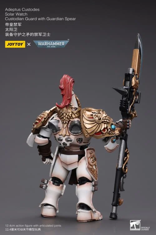Warhammer 40K Adeptus Custodes Solar Watch Custodian Guard with Guardian Spear 1/18 Scale Figure - Image 5
