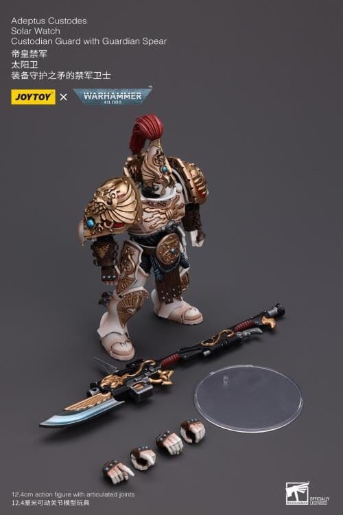 Warhammer 40K Adeptus Custodes Solar Watch Custodian Guard with Guardian Spear 1/18 Scale Figure - Image 8