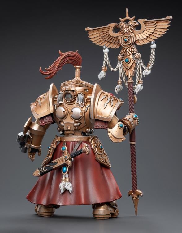 Warhammer 40K Adeptus Custodes Vexilus Praetor in Allarus Terminator Armor Phelam Tolguror 1/18 Scale Figure - Image 7
