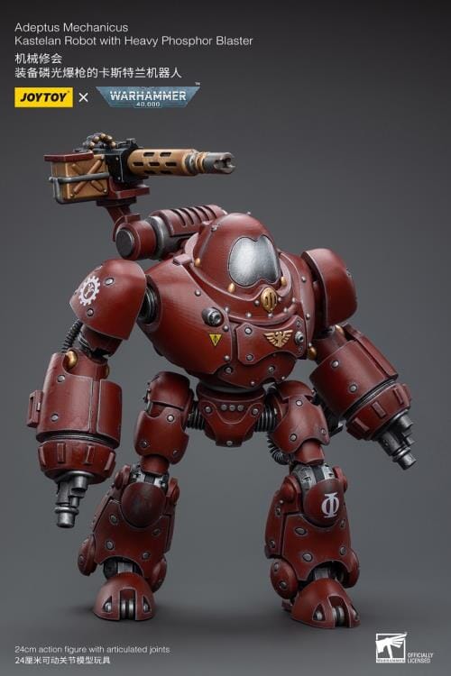Warhammer 40K Adeptus Mechanicus Kastelan Robot with Heavy Phosphor Blaster 1/18 Scale Figure - Image 3