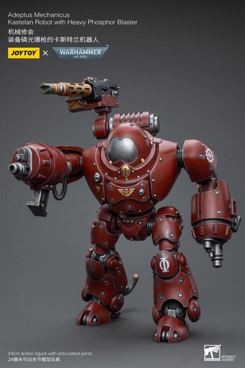 Warhammer 40K Adeptus Mechanicus Kastelan Robot with Heavy Phosphor Blaster 1/18 Scale Figure - Image 5