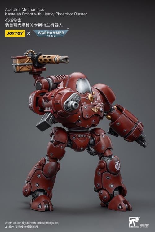 Warhammer 40K Adeptus Mechanicus Kastelan Robot with Heavy Phosphor Blaster 1/18 Scale Figure - Image 6