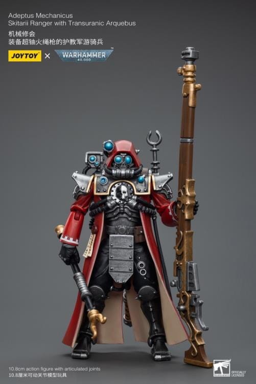 Warhammer 40K Adeptus Mechanicus Skitarrii Ranger with Transuranic Arquebus 1/18 Scale Figure - Image 2