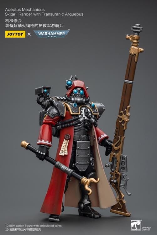 Warhammer 40K Adeptus Mechanicus Skitarrii Ranger with Transuranic Arquebus 1/18 Scale Figure - Image 4