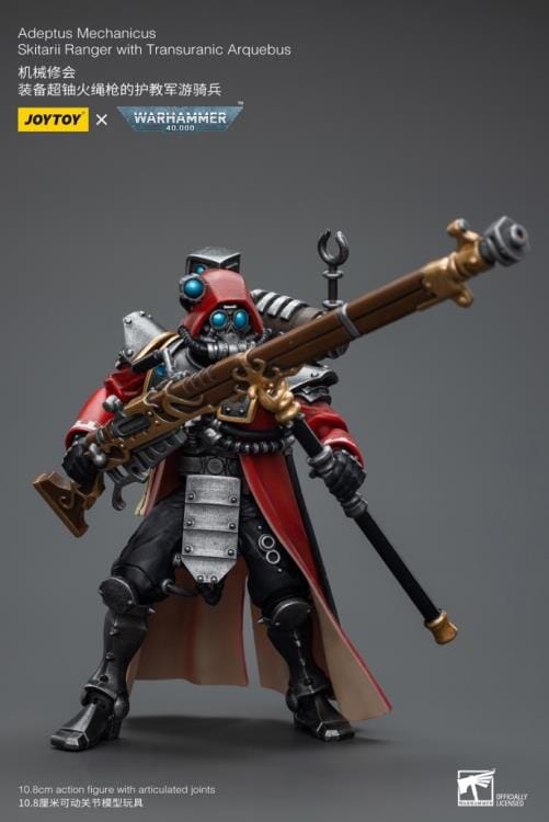 Warhammer 40K Adeptus Mechanicus Skitarrii Ranger with Transuranic Arquebus 1/18 Scale Figure - Image 6
