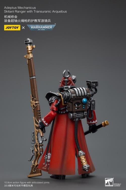 Warhammer 40K Adeptus Mechanicus Skitarrii Ranger with Transuranic Arquebus 1/18 Scale Figure - Image 8