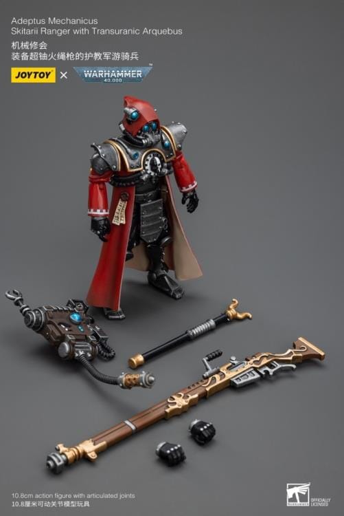 Warhammer 40K Adeptus Mechanicus Skitarrii Ranger with Transuranic Arquebus 1/18 Scale Figure - Image 9