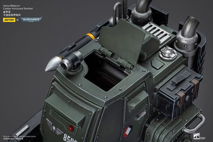 Warhammer 40K Astra Militarum Cadian Armoured Sentinel 1/18 Scale Figure - Image 12