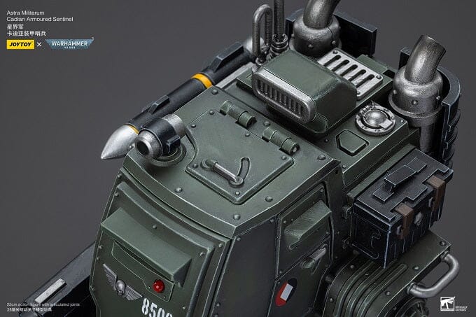 Warhammer 40K Astra Militarum Cadian Armoured Sentinel 1/18 Scale Figure - Image 13