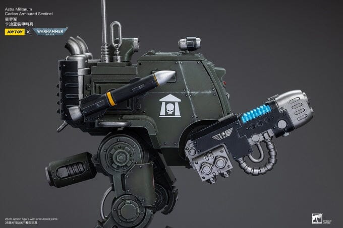 Warhammer 40K Astra Militarum Cadian Armoured Sentinel 1/18 Scale Figure - Image 17