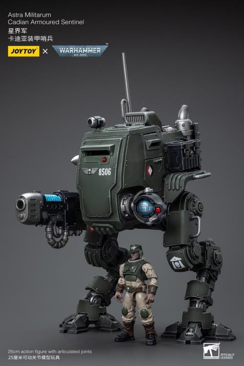Warhammer 40K Astra Militarum Cadian Armoured Sentinel 1/18 Scale Figure - Image 4