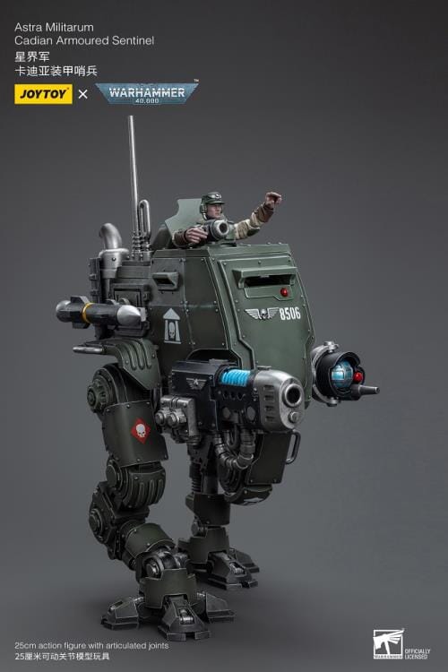 Warhammer 40K Astra Militarum Cadian Armoured Sentinel 1/18 Scale Figure - Image 7