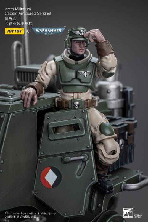 Warhammer 40K Astra Militarum Cadian Armoured Sentinel 1/18 Scale Figure - Image 8