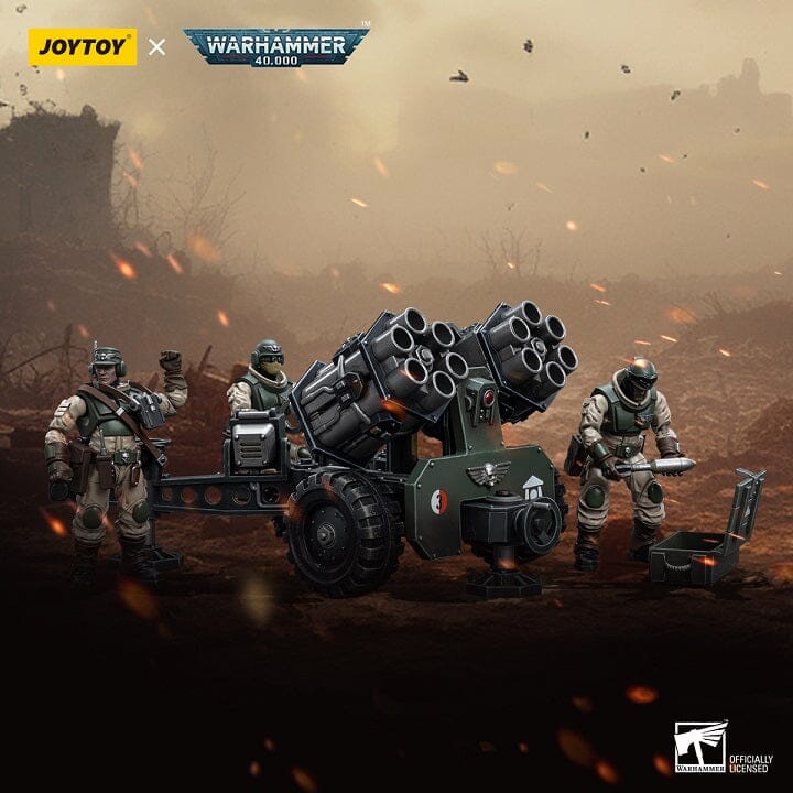 Warhammer 40K Astra Militarum Ordnance Brigade Team with Malleus Rocket Launcher 1/18 Scale Set - Image 13