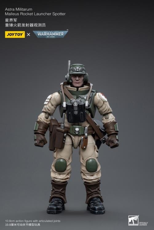 Warhammer 40K Astra Militarum Ordnance Brigade Team with Malleus Rocket Launcher 1/18 Scale Set - Image 4