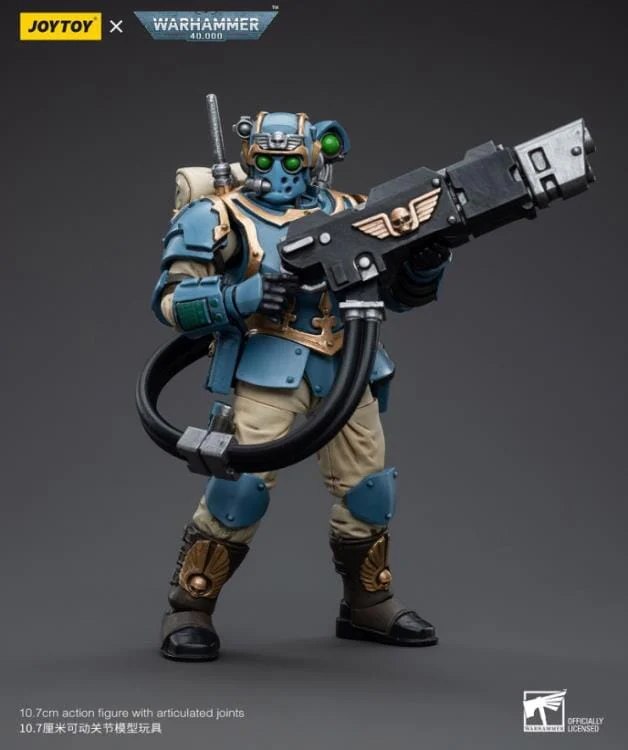 Warhammer 40k Astra Militarum Tempestus 55th Kappic Eagles Hot-Shot Volley Gunner 1/18 Scale Figure - Image 4