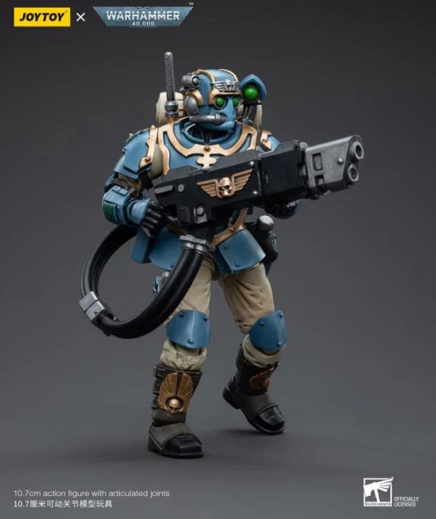 Warhammer 40k Astra Militarum Tempestus 55th Kappic Eagles Hot-Shot Volley Gunner 1/18 Scale Figure - Image 6
