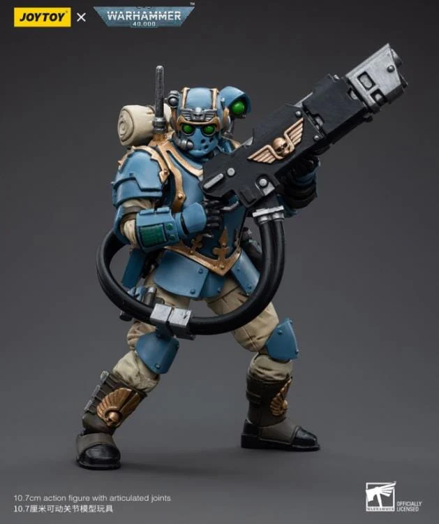 Warhammer 40k Astra Militarum Tempestus 55th Kappic Eagles Hot-Shot Volley Gunner 1/18 Scale Figure - Image 8
