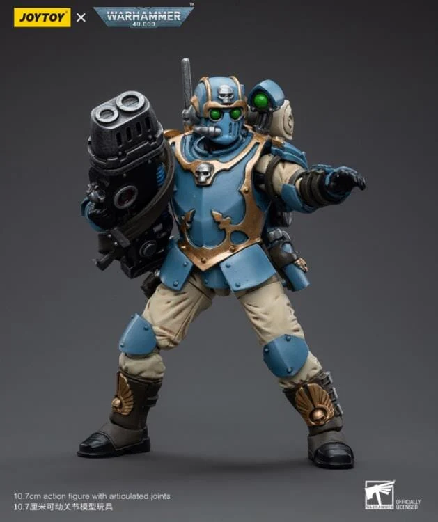 Warhammer 40k Astra Militarum Tempestus 55th Kappic Eagles Plasma Gunner 1/18 Scale Figure - Image 7