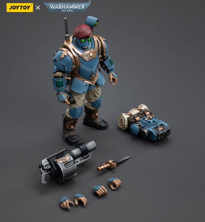 Warhammer 40k Astra Militarum Tempestus Scions Command Squad 55th Kappic Eagles Grenadier 1/18 Scale Figure - Image 9