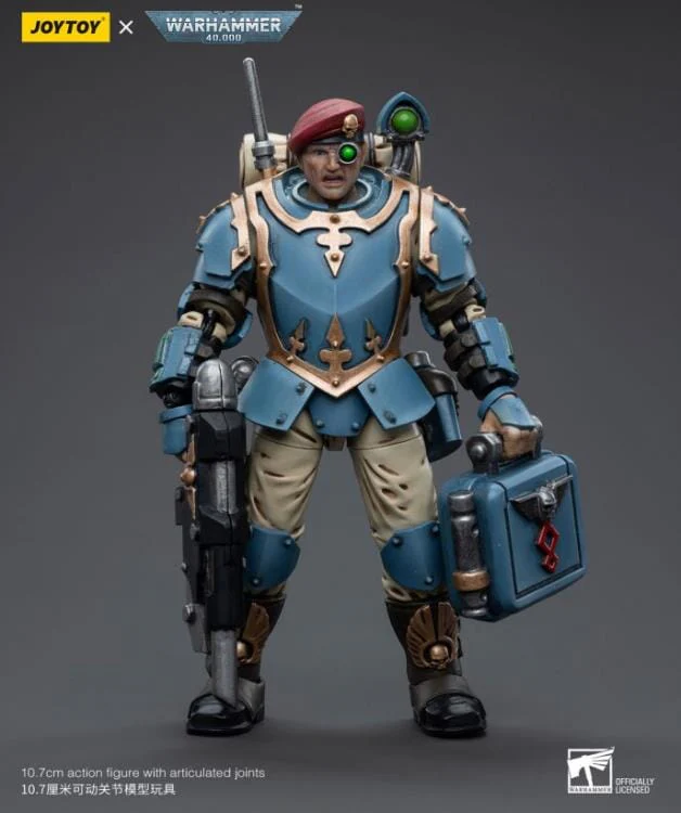 Warhammer 40k Astra Militarum Tempestus Scions Command Squad 55th Kappic Eagles Medic 1/18 Scale Figure - Image 2